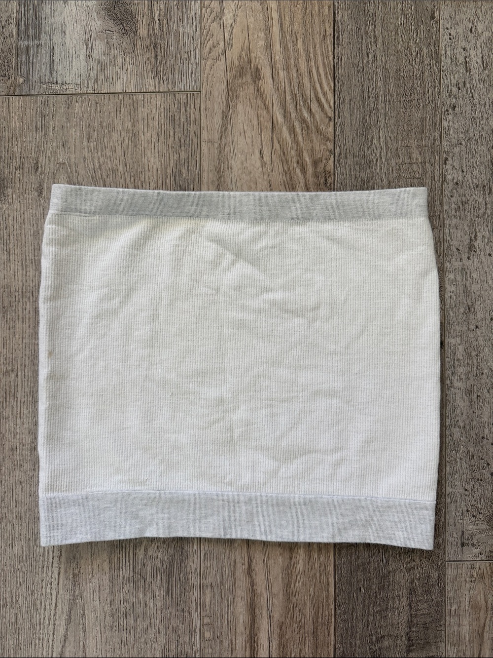 Urban Outfitters out from under white with Light Gray Trim tube top